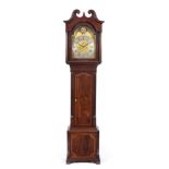 ~ A Mahogany Eight Day Longcase Clock, signed John Weston, Wolsingham, circa 1780, swan neck