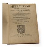 Mercuriale, Girolamo Hieronymi Mercurialis de Arte Gymnastica Libri Sex. Venice: Apud Iuntas [