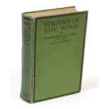 Stoker, Commander H.G. Straws in the Wind. Herbert Jenkins, 1925. 8vo, org. green cloth, upper joint