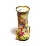 A Royal Doulton vase, handpainted and signed J. Price