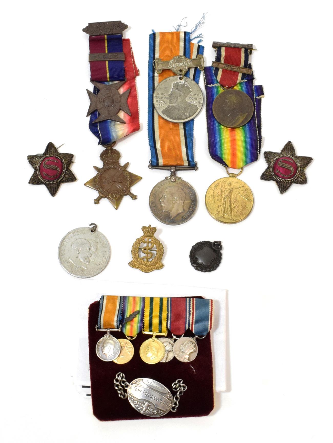 A First World War Trio, comprising 1914-15 Star, British War Medal and Victory Medal, to 1668 PTE.