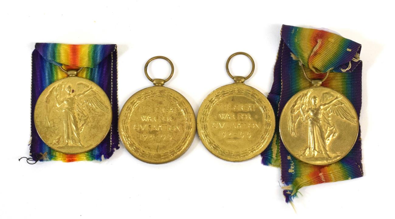 Four Single R.A.F. Victory Medals, awarded to:- 69889.PTE.1. B..SIMONS; 268801.A.C.2. C.A.