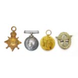 A First World War Trio, comprising 1914-15 Star, British War Medal and Victory Medal, to 17514 PTE.