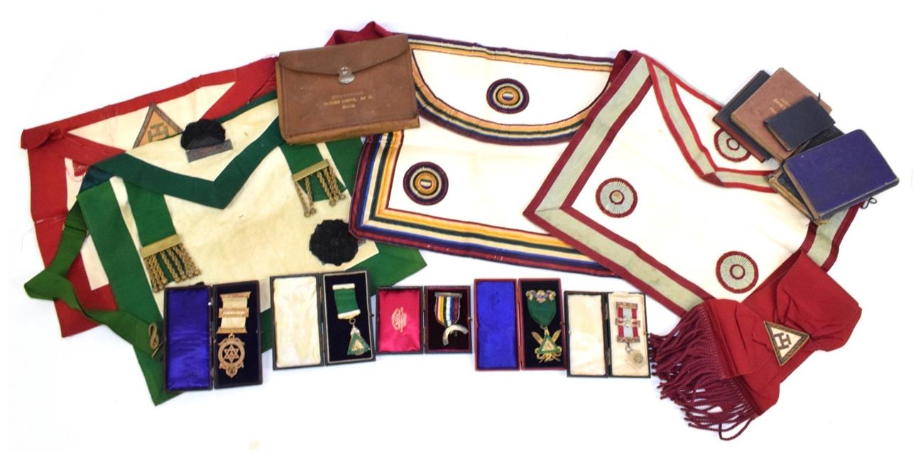 A Collection of Masonic Jewels and Regalia, pertaining to Ernest O'Hanlon, Ragheb Lodge No.51,