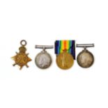 A First World War Trio, comprising 1914-15 Star, British War Medal and Victory Medal, to 80807 A-