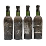 Butler, Nephew & Co. 1947 Vintage Port (four bottles) (poor labels)