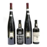 Royal Oporto Vintage Port 1983 (one bottle), Don Pavral 1982 Vintage Port (one bottle), La Diva