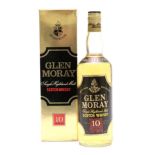 Glen Moray 10 Year Old Single Highland Malt Scotch Whisky 70° proof, 262/3 fl.ozs., 1970s bottling