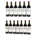 Château Nodoz Côtes De Bourg 1996 (thirteen bottles)