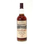 Glendronach 15 Year Old Single Highland Malt Whisky matured in sherry casks, 40% 1L, 1990s