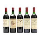 Château La Lagune Haut-Médoc 1989 (two bottles), Château De Sales Pomerol 2001 (one bottle), Château