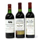 Château L'Hermitage Saint Émilion 1984 (three bottles), Château Fourney Saint Émilion Grand Cru 1982