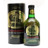 Bunnahabhain 12 Year Old Single Islay Malt Scotch Whisky 40% 70cl, in original card tube (one