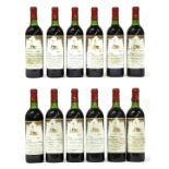 Château Mouton Baronne Philippe 1982 Pauillac (eleven bottles) and Château Mouton Baronne Philippe