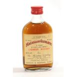 Macallan-Glenlivet 12 Year Old, Pure Highland Malt Liqueur Whisky 63/4 fl.oz 70° proof, 1970s