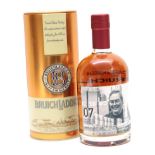 Bruichladdich '07' Islay Single Malt Scotch Whisky distilled 1989, 24 year old, 279/500, 51.4%