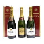 Taittinger Brut Millésimé Champagne 1983 (one bottle), Taittinger Brut Reserve Champagne (two