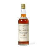 The Macallan 10 Year Old Single Highland Malt Whisky matured in sherry wood, 40% 75.7cl, 1980s