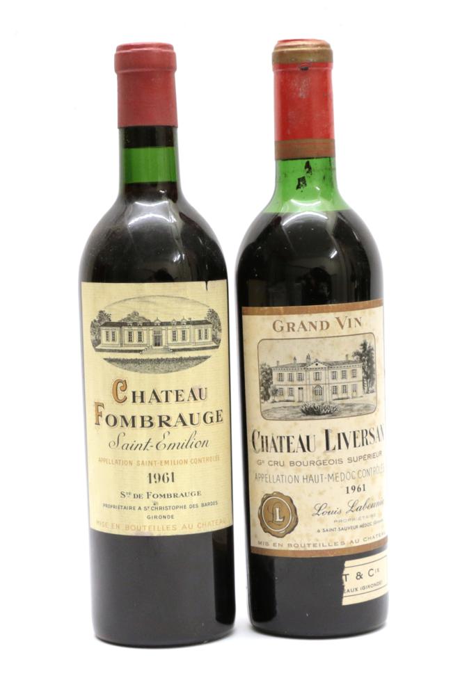 Château Fombrauge Saint Émilion 1961 (one bottle), Château Liversan Grand Cru Bourgeois Supérieur