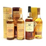 Glenmorangie 10 Year Old Single Highland Malt Scotch Whisky 40% 70cl, original tubes (two