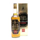 Glen Moray 10 Year Old Single Highland Malt Scotch Whisky 70° proof, 262/3 fl.ozs., 1970s bottling