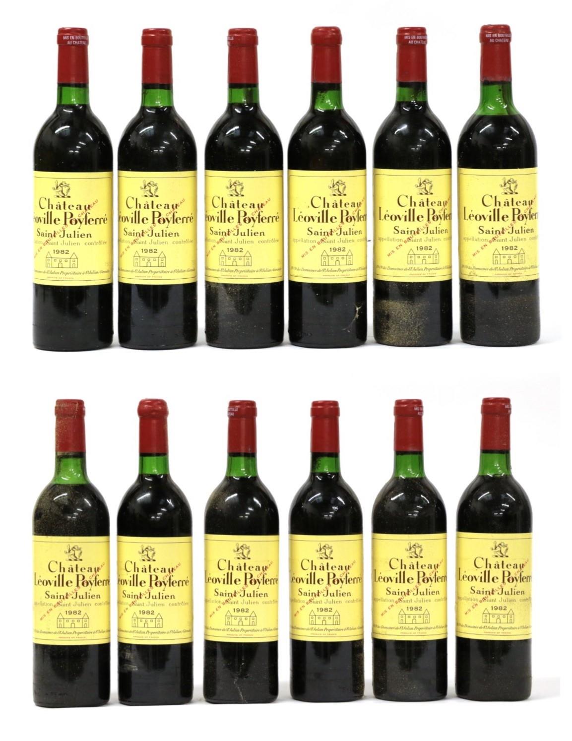 Château Leovillé Poyferré 1982 (twelve bottles)