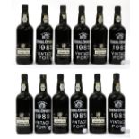 Royal Oporto Wine Company Vintage Port 1983 (twelve bottles)