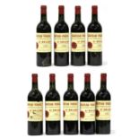 Château Figeac Saint Émilion 1982 (nine bottles)