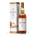 The Macallan 10 Year Old Single Highland Malt Whisky matured in sherry oak casks from Jerez, 40%