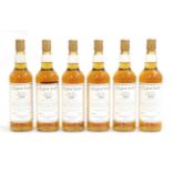 Clynelish 1992 10 Year Old Single Malt Highland Whisky bottled for Tanners (six bottles)