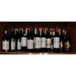 Chateau Musar 1979 (Lebanon), Almena Real Reserva 1998 Rioja (Spain), Brown Brothers Shiraz 1996, (