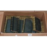 Sir Walter Scott, The Waverley Novels, 1841, Robert Cadell, half leather bindings, in one box (