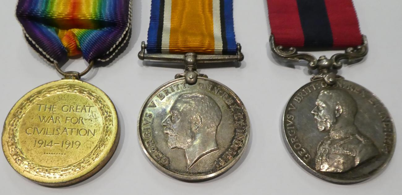 A First/Second World War Gallantry Group of six medals, awarded to 110568 GNR.A.MARRIOTT, R.F.A., - Image 6 of 11