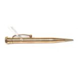 A 9 carat gold ''Yard-O-Lette'' propelling pencil