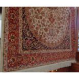 Modern Keshan rug, 1.90m x 1.40m