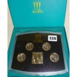 Royal Mint coin set commemorating the 2002 Manchester XVII Commonwealth Games