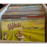 Large collection of vinyl LP's, inc. Genesis, Rolling Stones, Def Leppard, etc.