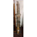 Victorian lead water pump pipe with spout