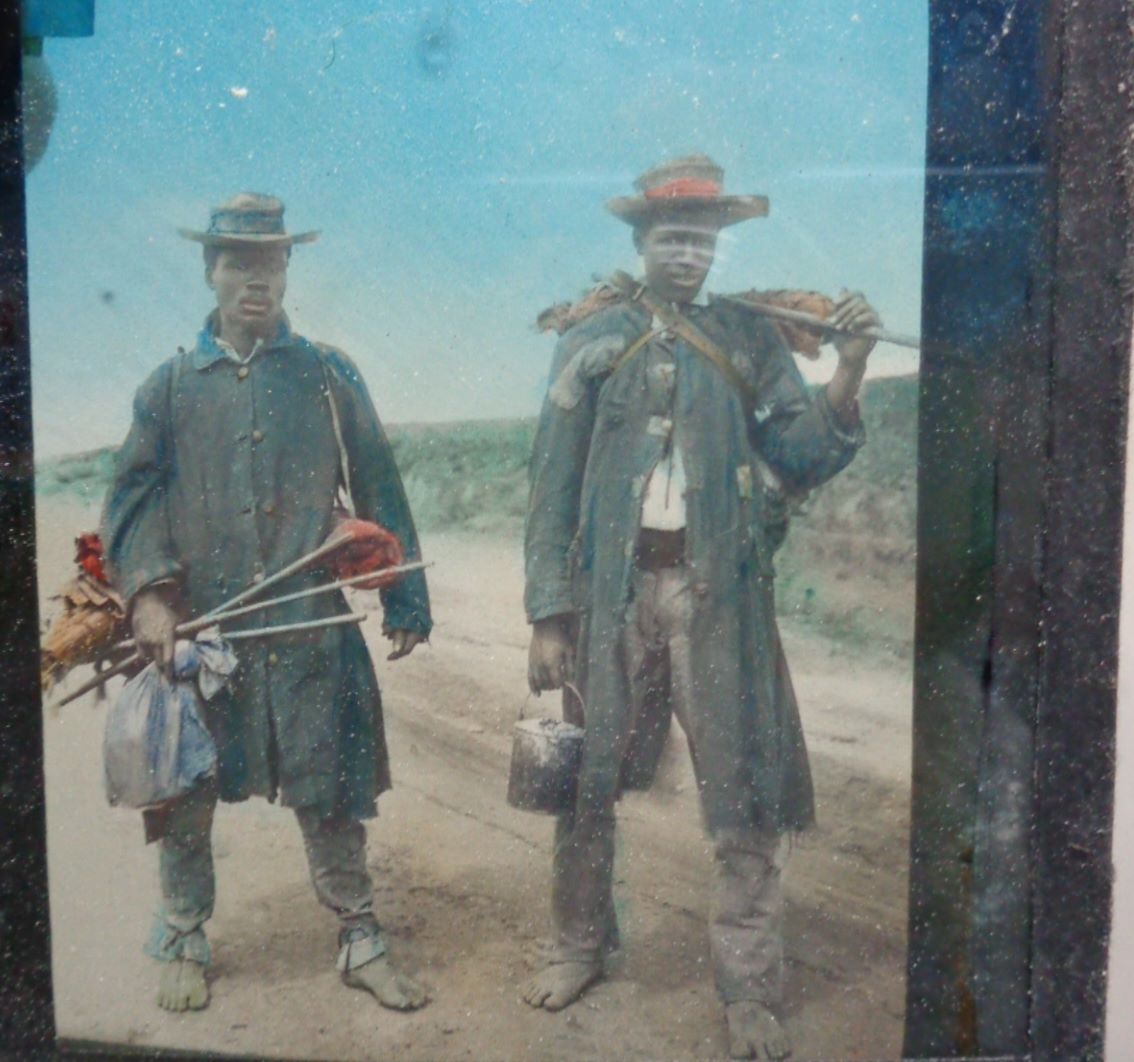 Good collection of lantern slides in four cases of images of African natives and dwellings, - Image 5 of 18