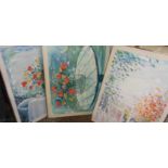 Four various artist's silkscreen prints