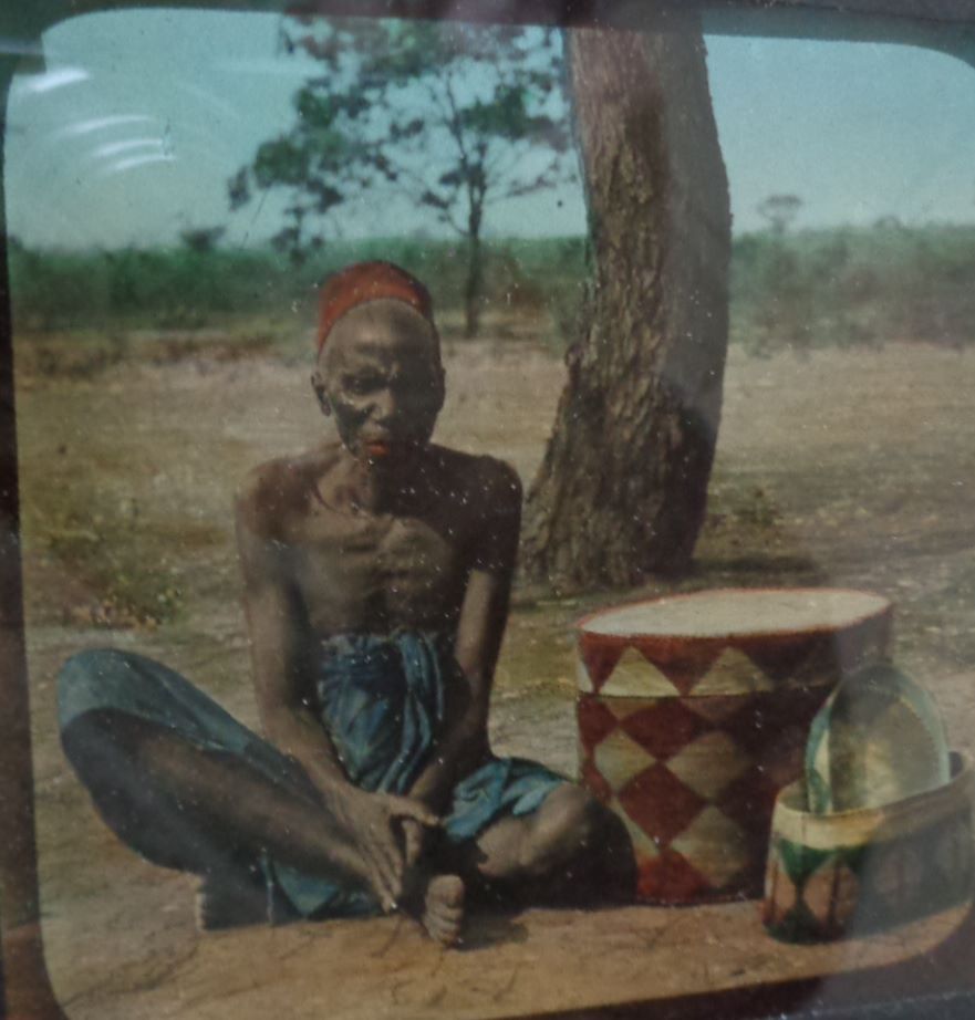 Good collection of lantern slides in four cases of images of African natives and dwellings, - Image 8 of 18