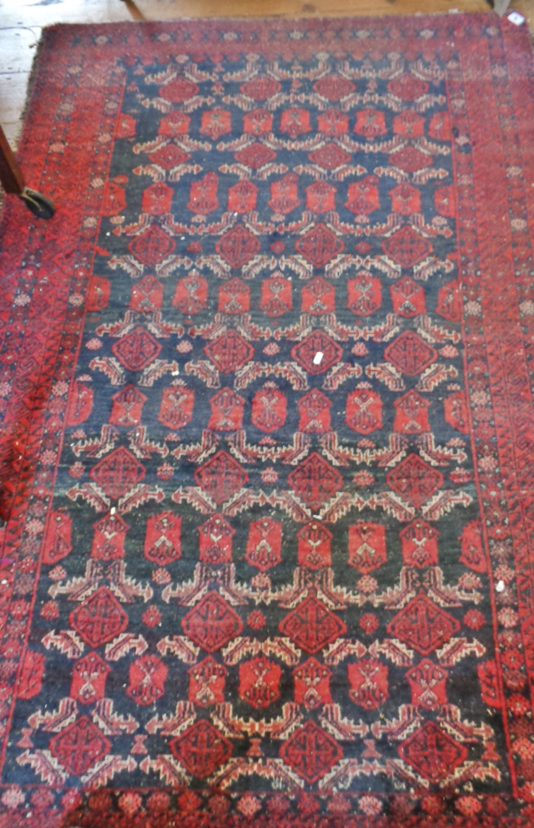 Antique Indian rug, approx 38" x 60"