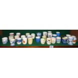 Collection of 31 assorted china egg cups