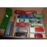 Dinky Toys Foden Flatbed lorry, Royal Mail Van and 13 other assorted Dinky and Corgi cars (15)