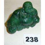 Chinese Peking glass buddha figure