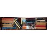 Shelf of books about British Counties and Buildings