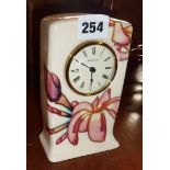 Moorcroft china clock