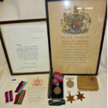 QEII Imperial Service medal in case, awarded to Mrs Maureen Hillier. WW2 medals inc. The Pacific