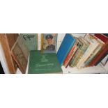 RAF books and old car manuals (shelf of)