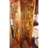 Victorian three fold scrap screen v.g. condition with good prints on both sides and having